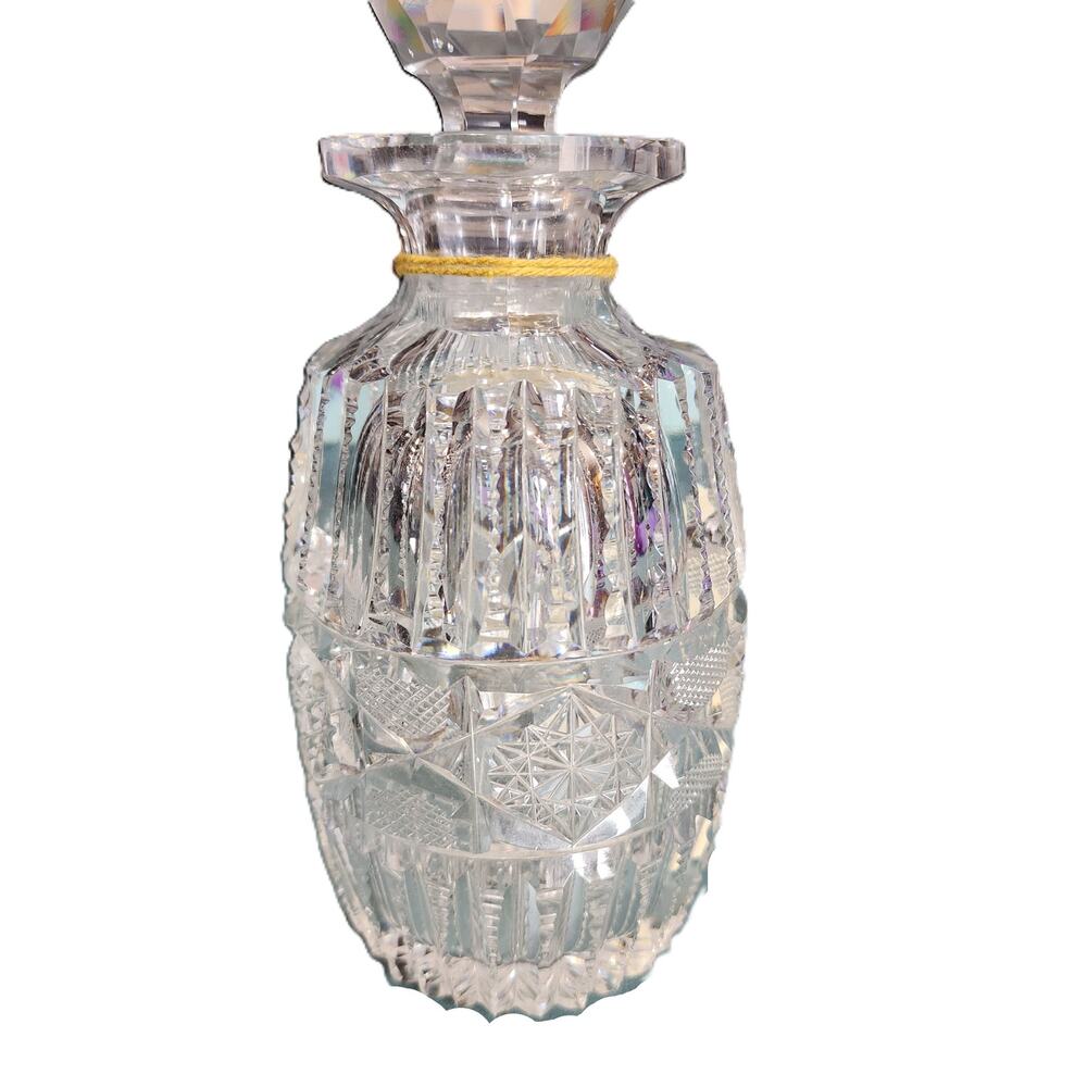 American Brilliant Period, Dorflinger Middlesex/Marlboro Cut Glass Decanter - Picture 4 of 11